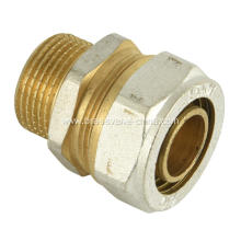 Brass Male straight compression couplings